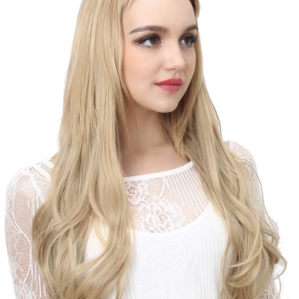 ✨24” 613 BEACH BLONDE FULL HEAD UPART EXTENSIONS